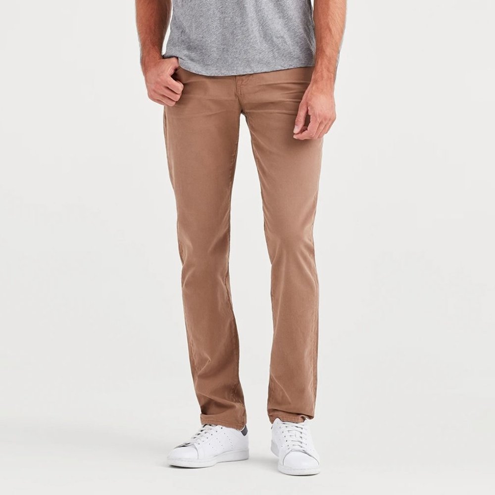 Total Twill The Straight in Rich Khaki - 7 For All Mankind